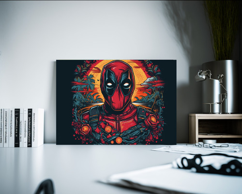 Poster Conceptual Dead Pool Alta Resolucion 50x40cm