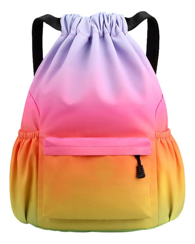 Nn Bolsa Trasera Con Cordón Bolsas De Hilo Mochila