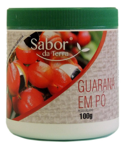 Kit 3x: Guaraná Em Pó Sabor Da Terra 100g