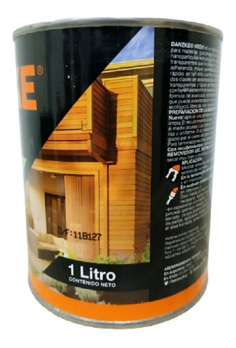 Danzke Revestimiento Protector Maderas H20 Brillante 1 Litro