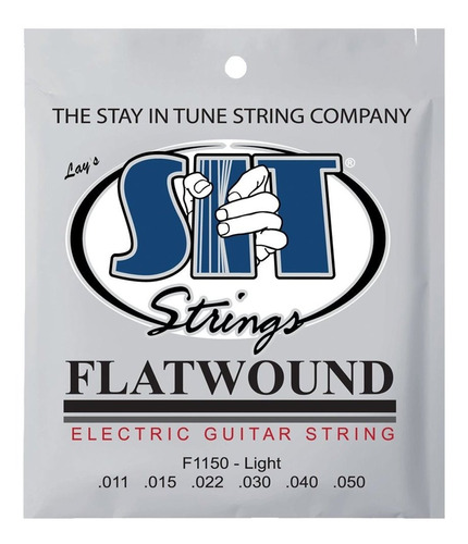 Encordoamento Guitarra Sit 011 Flatwound Medium Light F1150