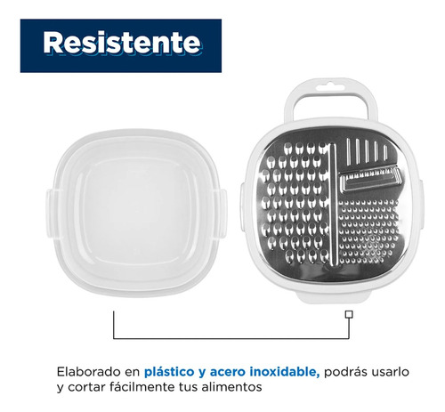 Cortador Para Vegetales Multifuncional Gris