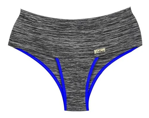 Kit 5 Calcinha Fitness Top Compressão Para Barriga Atacado