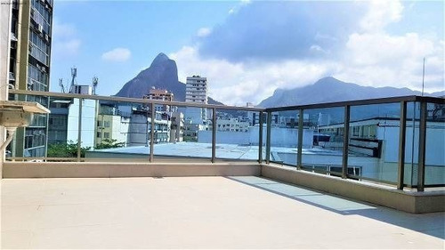 Imagem 1 de 30 de Cobertura Duplex Com 3 Quartos Para Comprar No Leblon Em Rio De Janeiro/rj - 8646