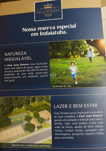 Imagem 5 de 6 de Excelente Lote Á Venda De 200 M², Em Condominio Fechado No Park Gran Reserve, Indaiatuba- Sp. - Tr02217 - 71130824