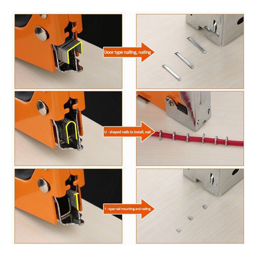 Grapadora Para Pistola De Grapas, Tela Resistente, Madera