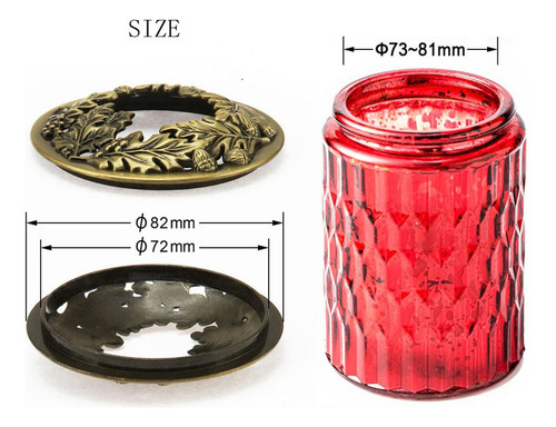 2 Paquete De 2-7 Tapas Para Velas, Accesorios Para 2 Piezas