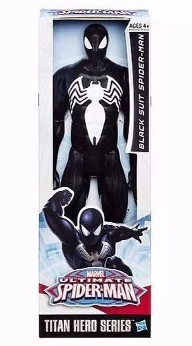 Spiderman 30cm Muñeco Hombre Araña Negro Agente Venom Hasbro