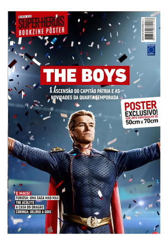 Superpôster Mundo Dos Super-heróis - The Boys: Quarta Temp, De Editora Europa. Editorial Europa, Capa Mole, Edição 2024-06-24 00:00:00 Em Português