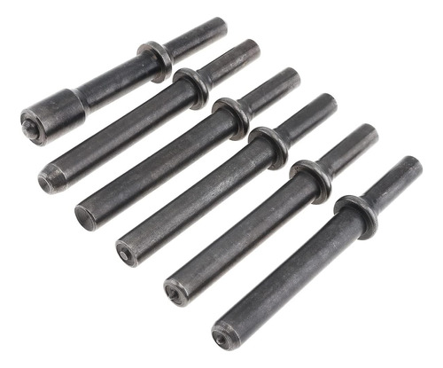 6pcs Hard 45# Steel Solid Air Rivet Impact Support Pneu...