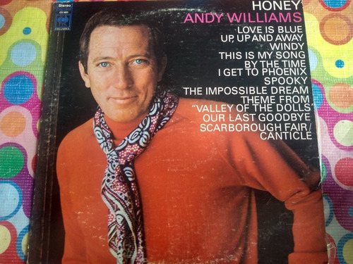 Andy Williams Lp Honey Love Si Blue (Usado)