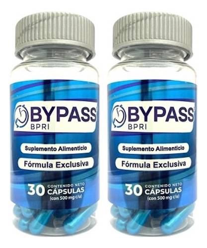 Pack Bypass Azul 30 Cap Promoción + Original