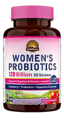 Probioticos Prebioticos Vaginales Vitalitown Mujeres Enzimas