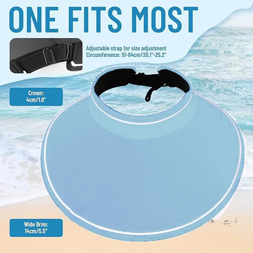 Sombrero Sol Uv Protección Deportiva Playa De Moda Plegable