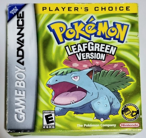 Pokemon Leaf Green Gba Game Fita Original Americano (Usado)