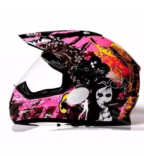 Capacete Motocross Etceter Solid Rosa Bebe 62 - Capacete de Moto - Magazine  Luiza