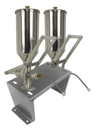 2 Maquina Doceira Recheador De Churros Encaixe Rosca Suporte 0V