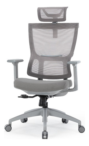 Silla De Escritorio Pc Ejecutivo Oficina Zego Mesh Phoenix Color Gris