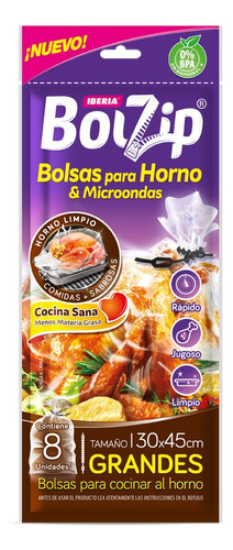Bolzip Bolsas Para Horno & Microondas Iberia X8u