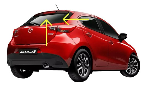 Medallón Para Mazda 2 2016-2017-2018 Color Oscuro Ypy