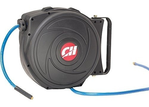 Carretel Autorretractil Con Manguera De Aire De 50' X 3/8