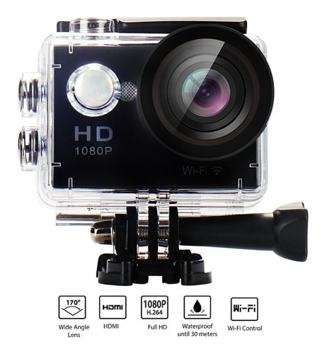 Camara De Deportes Extremos 12mp Full Hd 30fps Acuatica Wifi