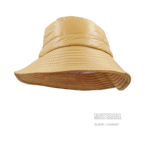 Sombrero Liviano Pilluso Impermeable Nailon Acolchado Moda