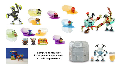 Ready 2 Robot Build Swap Battle Slime 5 Paquetes Sorpresa