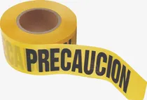 Comprar Cinta Perimetral Delimitante Barricada Precaución 7.6cmx305m Amarillo Precaucion