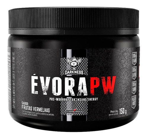 Evora Pw 150g Pré Treino ( Os Sabores) Sabor Frutas Vermelhas