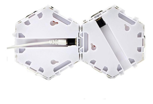Lâmpada Luminária Quântica 5 Led Hexagonal Touch Modular