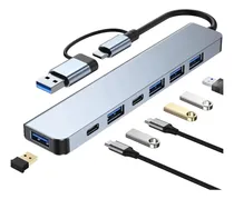 Comprar Hub Usb 7 Puertos  4 Usb 2, 1 Usb 3, 1 Usb-c + 1 Usb-pd E529