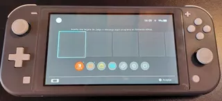 Nintendo Switch Lite 32gb Color Gris C/funda Y Vidrio