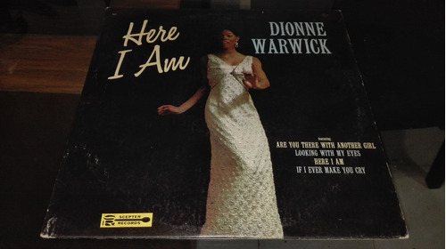 Lp Dionne Warwick Here I Am Imp Acetato,long,play