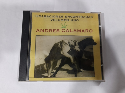 Cd Andres Calamaro Grabaciones Encontradas Vol En Formato Cd