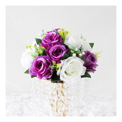 2 Rosas De Imitación Para Mesa De Boda Y Decoración Del Hoga