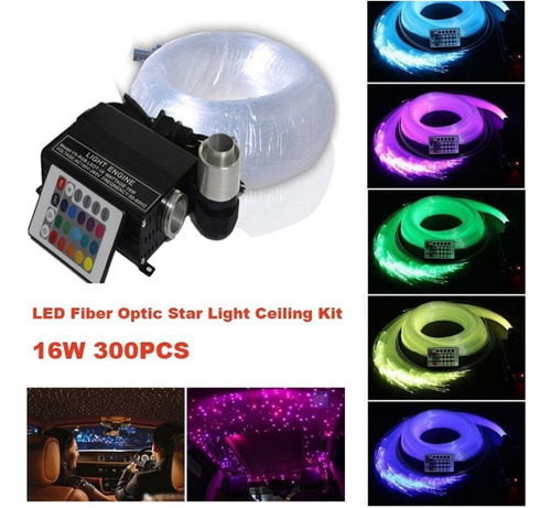 Kit De Luz Led De Fibra Óptica For Techo De Coche