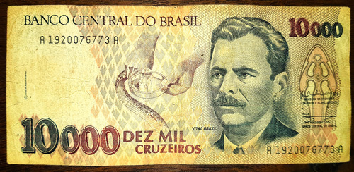 Siete Billetes Cruzeiros Distintos Valores Ver Descripción (Usado)