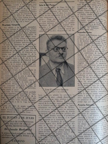 Afiche Retro Jose Clemente Orozco 1942