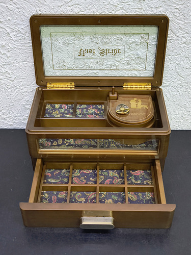 Caja Musical Joyero Vast Stride Vintage De Coleccion 80's (Usado)