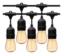 Comprar Guirnalda Lamparas Led Luces X 15 Guia 15mts Interior Jardín