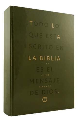 Biblia Tla Tapa Dura Letra Super Gigante Verde