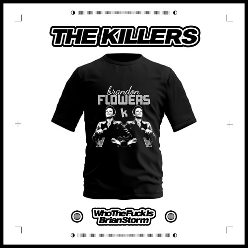 Playera The Killers Banda Brandon Flowers The Man