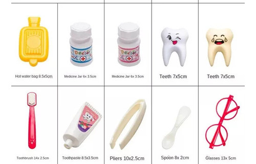 Kit Enfermero Médico Infantil - Juguete