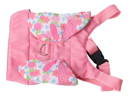 Arnés De Mano Para Caminar Para Bebés De Algodón Rosa Suave
