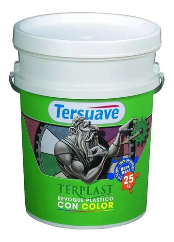 Tersplast Revoque Plastico Rodillo 25 Kg Tersuave / Camino 1