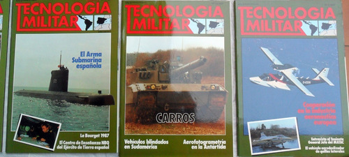 Tecnología Militar 1987 Lote X 9 Revistas