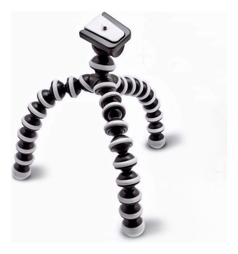 Mini Trípode Pulpo Articulado Soporte Para Móvil Y Cámara Negro