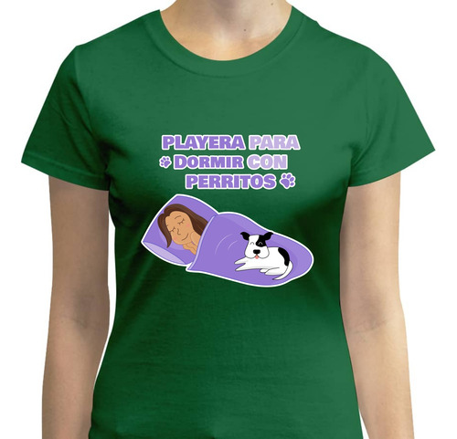 Playera Para Dormir Con Perritos (perrito Personalizable)