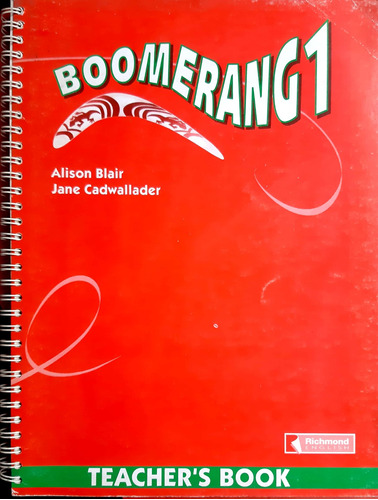 Boomerang 1 Teacher's Book Alison Blair Richmond Usado #